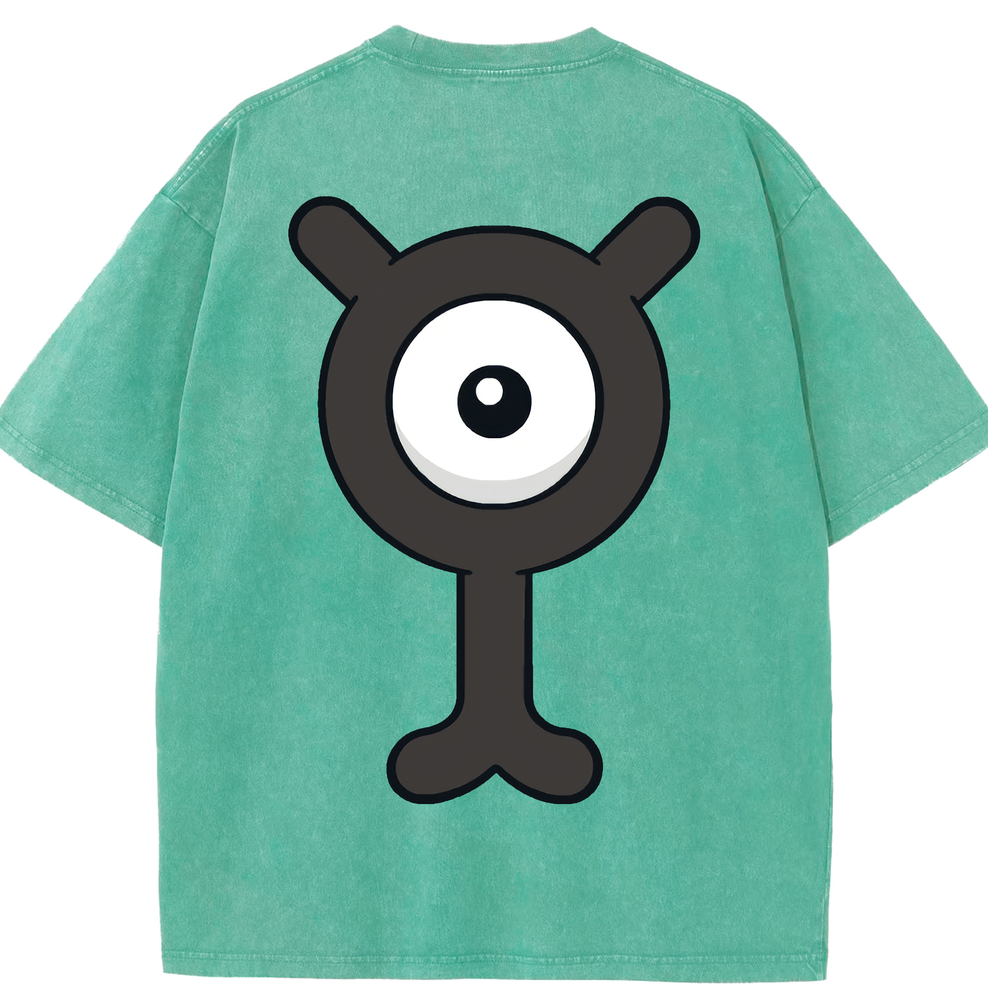 （画像用） ポケットモンスター Pokémon 綿100% ヴィンテージ風 半袖Tシャツ（背面プリント）